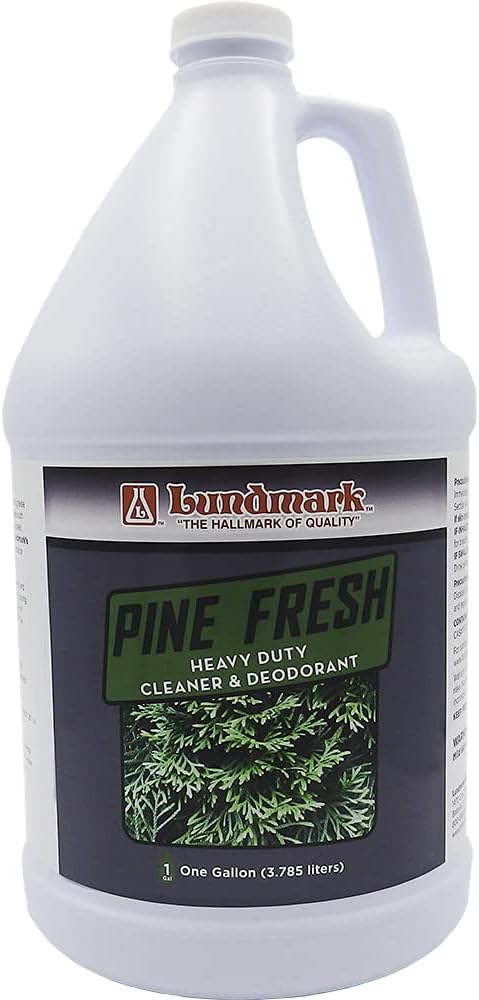 Lundmark Pine Fresh, Heavy Duty Cleaner & Deodorant, 1-Gallon, 3898G01-4, Pack of 1