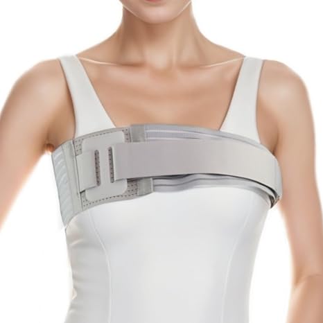 Rib Brace,Post Op Chest Brace Breathable Breast Binder[Medium]