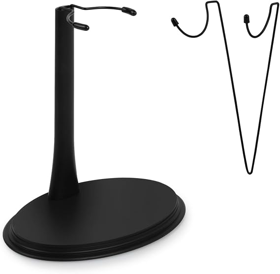 DS. DISTINCTIVE STYLE 1/6 Scale Action Figure Display Stand 1 Set (U and C Clips) for 12 Inch Action Figure, Adjustable Height