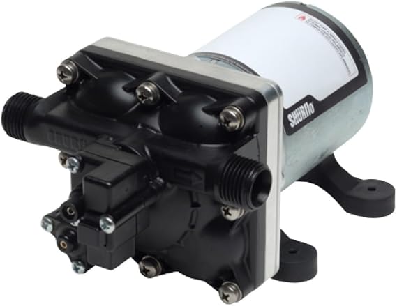 PENTAIR SHURFLO Revolution 4008-101-E65 RV Fresh Water Pump 12V 3.0 GPM 55 PSI Quiet Automatic Demand Diaphragm By-Pass Pump