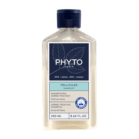PHYTO Scalp Solutions Dandruff Shampoo - Anti-Flake & Anti-Itch Scalp Treatment, Soothes & Rebalances, Sulfate-Free, Color-Safe - 8.45 fl oz