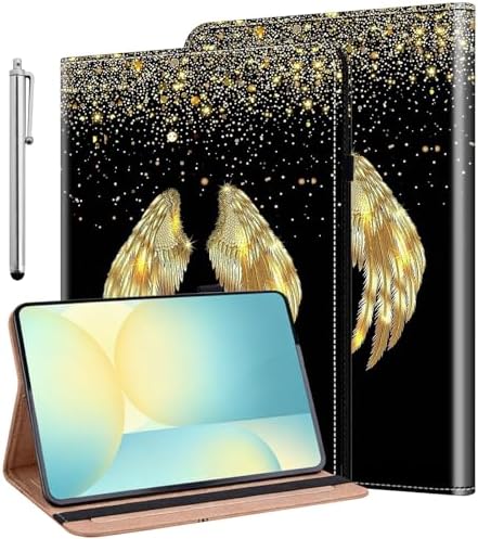 ALILANG Case for Honor Pad X9/Honor Pad X8 Pro 11.5 Inch 2023 Tablet Cases, Ultra-Thin Lightweight Folio Shockproof Folding Stand Protector Cover for Honor Pad X9 -Gold Wings