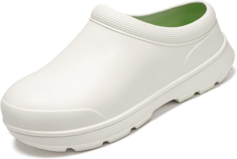 Chef Shoes for Women Non-Slip Work Clogs - Waterproof & Oil Resistant Slip-On Shoes for Restaurant, Kitchen, and Bistro