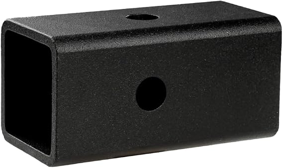 BulletProof Hitches - Trailer Hitch Adapter, 2.5 to 2 Inch Hitch Reducer Sleeve - Solid Steel, Corrosion Resistant, Black Powder Coat