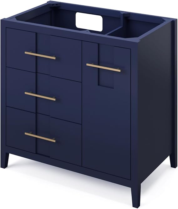 36" Hale Blue Katara Vanity, left offset