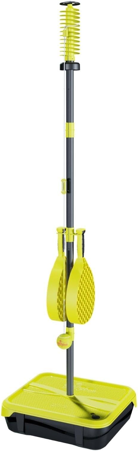 Swingballl PRO All Surface Tennis Ball Game Set, Swingball's Ultimate Outdoor Family Game for Ages 6+ to Adults, Real Tennis Ball and 2 Power Bats, Superior All Surface Base, Adjustable Height to 1.8M