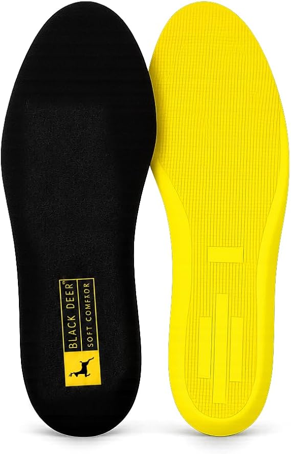Black Deer Hyper Boost Technology X15 Soft Comfort Siyah-Sarı Ergonomik Tabanlık siyah sarı 36