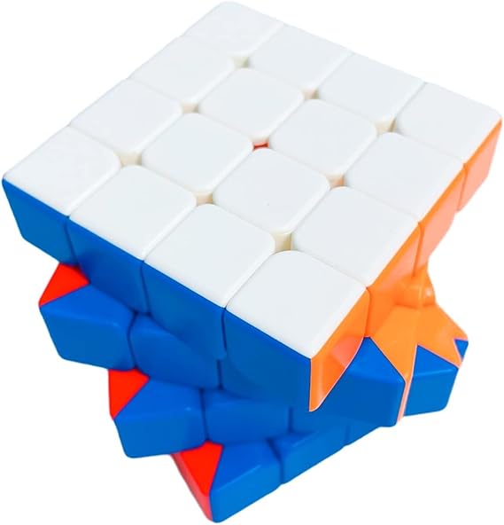 Moyu RS4M Magnetic 4x4 Speed Cube 96 Magnets Supporting Adjustable Elasticity for Smooth Turning Dual Anti-Stick Design Stickerless Master Cube