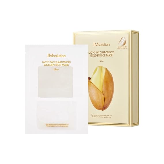 Lacto Saccharomyces Golden Rice Mask - 1 Box of 10 Sheets