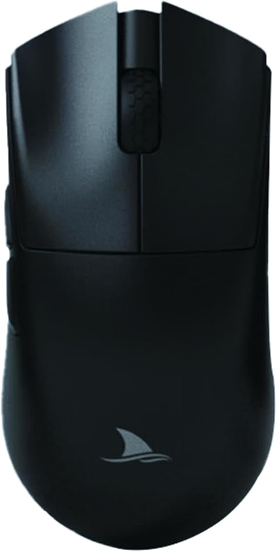 Darmoshark M3S Kablosuz Oyun Faresi, Üç Modlu 2K/USB-C/Bluetooth Fare 26000DPI'ye kadar, PAW3395 Optik Sensör Hafif 54g, 5 programlanabilir Düğme, Dizüstü Bilgisayar, PC, Windows, Linux, Mac-B için