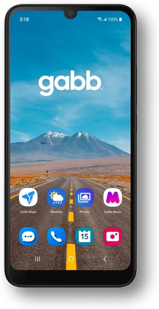 Gabb Phone 4 - Kids Phone, GPS Tracker, No Internet, Black | Phone for kids ages 8-12, parental controls, no social media, no internet browser, phone plan required
