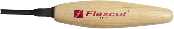 FLEXCUT Micro Sweep, Razor Sharp High Carbon Cutting Blade, 4 mm (MT22)