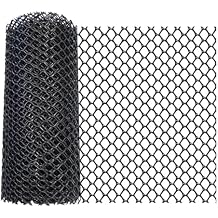 Plastic Chicken Wire Mesh Poultry Netting Plastic Mesh Roll Chicken Wire Frame Floral Netting for Gardening Crafts Balcony Patio(Size:1.2cm mesh 1 * 10m,Color:Black)