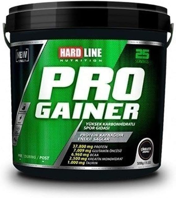 Hardline Progainer 5000 Gr Mass Gainer Carb Powder Chocolate Flavored