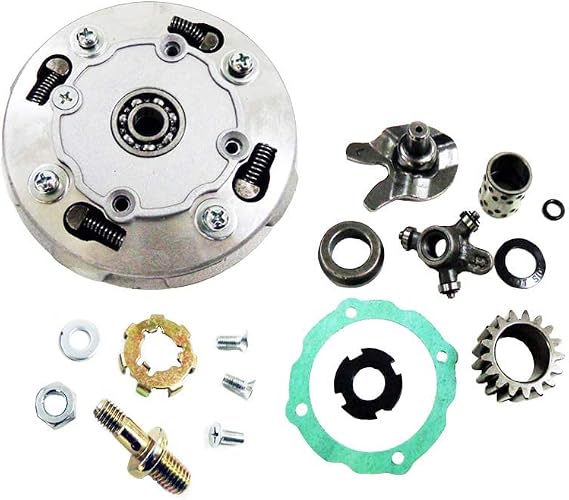18T Teeth Semi Automatic Clutch Assembly with Accessories for 50cc 70cc 90cc 110cc 125cc 135cc ATV Quad Go Kart Dirt Bike Taotao SUNL Roketa Kazuma JCL NST