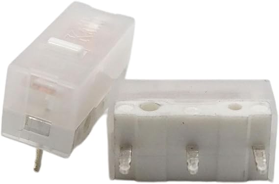 White 8.0 Mouse Button 100 Million Clicks for Gaming Mouse Left Right