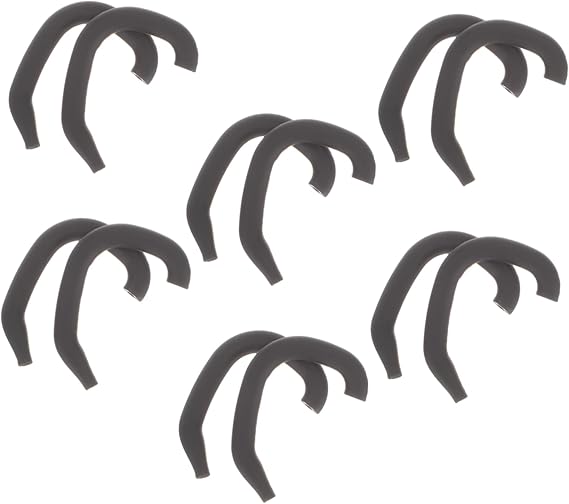 Baby Auricle Corrector Support 6 Pairs Silicone Black