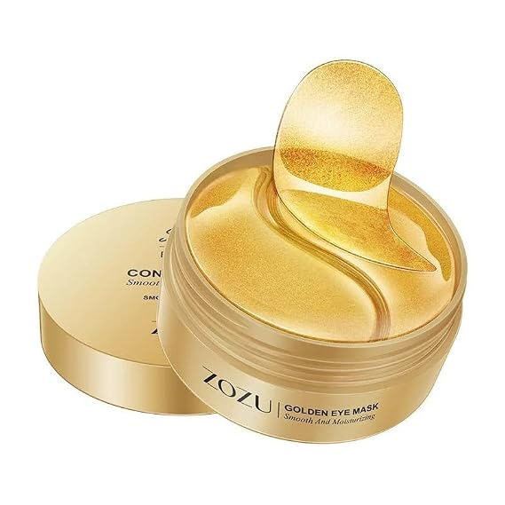 Green Cosmos 24k Under Eye Patches - 30 Pairs - Under Eye Mask for Eye Care,Hydrating Moisturizing Eye Mask Patch Under Eye Patches for Dark Circles and Puffiness (24K Gold)
