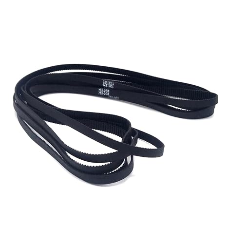 5pcs 752-2GT-6 Timing Belt Length= 752mm Width 6mm Rubber Closed Loop GT2 752mm Timing Belt for 3D Printer