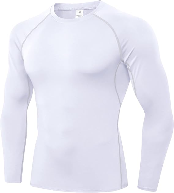 SPVISE 1 or 3 Pack Men's Compression Shirts Long Sleeve Workout Tops