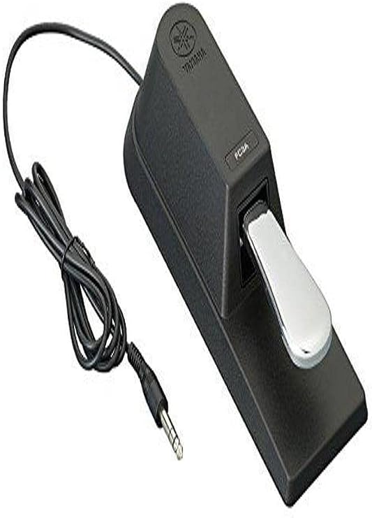 Yamaha Piano Style Sustain Foot Pedal with Half-Pedaling for Select Yamaha Arranger Keyboards, Synthesizers, Stage Pianos, Digital Pianos and Keyboards, 5-Foot Cable, 0.25-Inch Plug FC3A