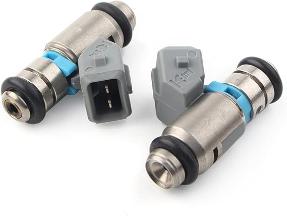 SIKUAI Motorcycle 2 Pcs 45 Degree Injectors 27709-06A For Harley For Softail FLST FXST 2006-2015, Dyna FXD FLD 2006-2015, for Touring FLHT FLHR FLHX FLTR 2007