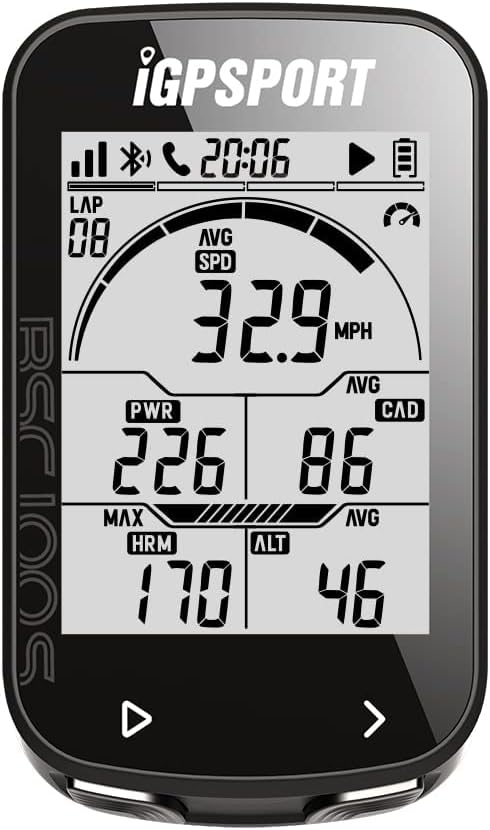 Bike Computer Wireless GPS, Bike Speedometer with 2.6 Inch Huge Screen Auto Backlight,ANT Cycling Computer