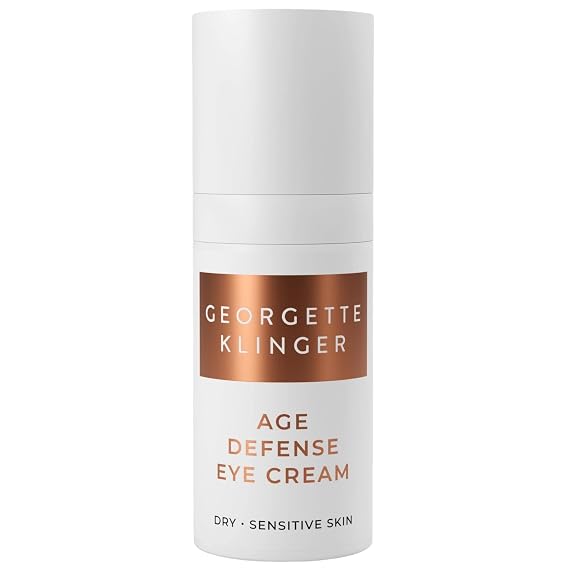 Georgette Klinger Age Defense Eye Cream Rich Eye Balm: Lifts and Firms for Youthful Appearance, With 5 Botanical Oils to Hydrate while Diminishing Fine Lines and Wrinkles 1/2 oz