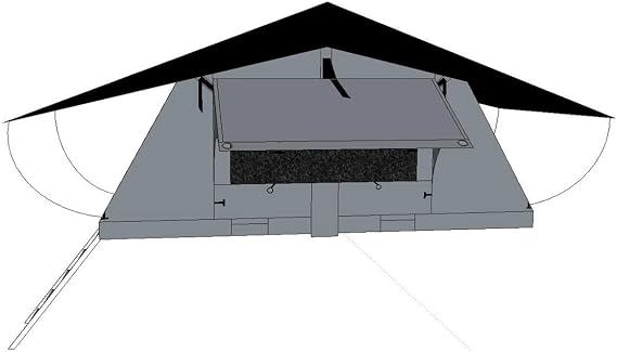 Car Camping Tents with Annex Room, Car Roof Top Tents, Outdoor Tentscustom(Carbon Fiber)