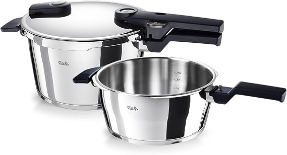 Fissler Vitaquick Elemental Düdüklü Tencere 4,5+2,5 Litre