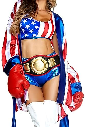 Forplay womens Get Em Champ Sexy Boxer Costume