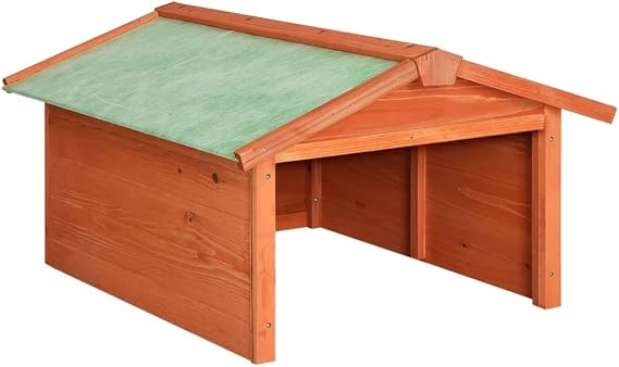 vidaXL Robotic Lawn Mower Garage 28.3"x34.3"x19.7" Solid Firwood