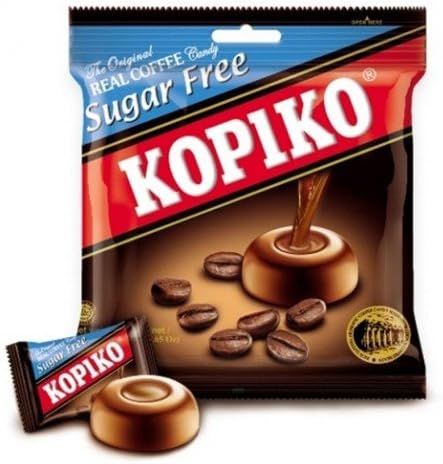 Kopiko Real Coffee Candy Sugar Free : 75g (2.65 Oz)