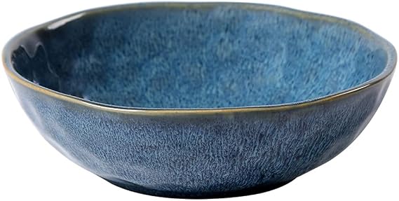 Pasta Bowls Large Salad Bowls Creative Ceramic Bowl Tableware Shallow Mouth Pasta Ramen Bowl Fruit Salad Bowl Instant Noodle Bowl Big Soup Bowl Household for Fruits,Salads and Vegetables
