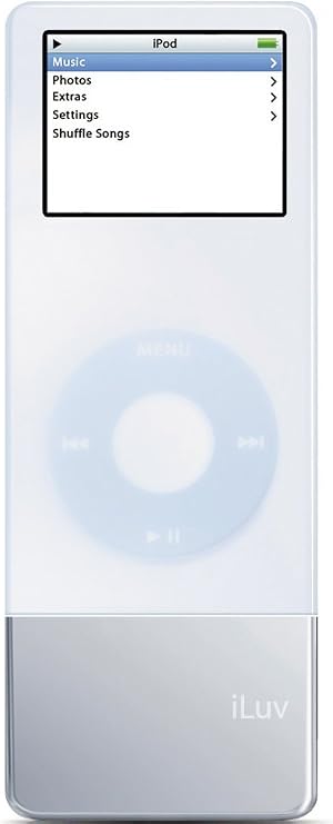 iLuv I602WHT Battery Booster with Silicon Skin for iPod Nano