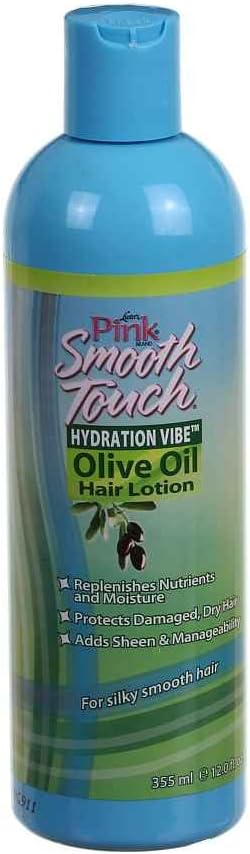Luster's Pink Smooth Touch Olive Oil Hair Lotion 12 oz.