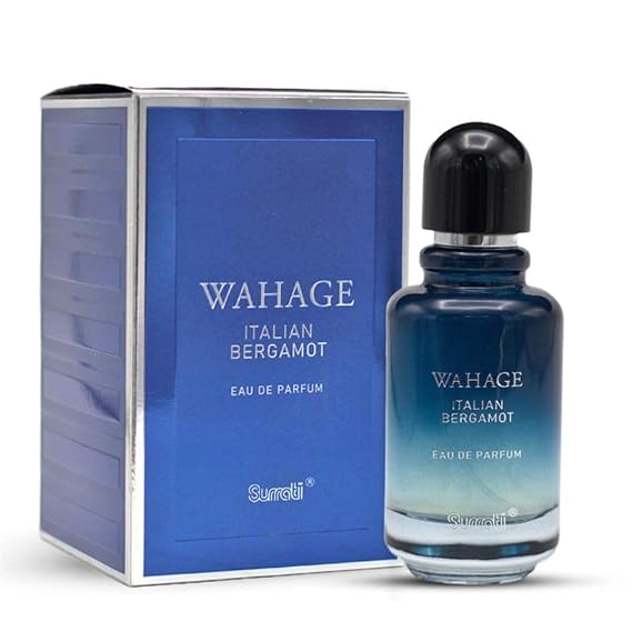 Surrati Wahage Italian Eau De Parfum Spray 100ML (3.38 OZ) - Long Lasting Arabian Perfume for Men - Bold and Captivating Perfume Men, Featuring Exotic Musky, Rosemary & Citrusy Notes
