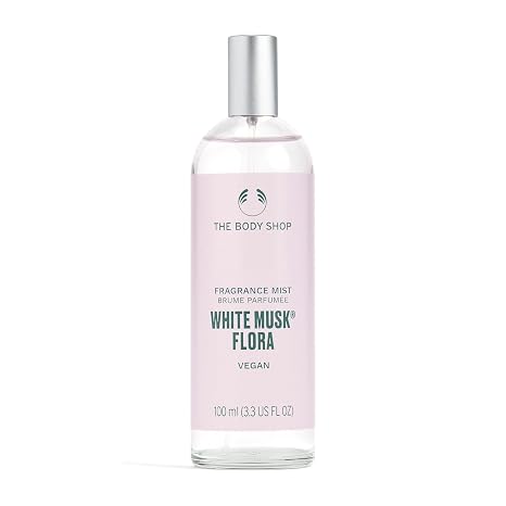 The Body Shop White Musk Flora Body Mist, Vegan, 3.3 fl oz, 100 ml