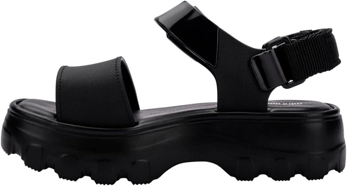 mini melissa Kick Off Platform Sandals for Kids - Chunky Platform Jelly Sandals for Girls, Kids Summer Shoes, Girls Sandals