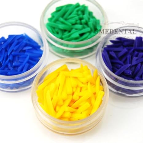 Dental Disposable Wedges Plastic 4 Colors 400 Pcs
