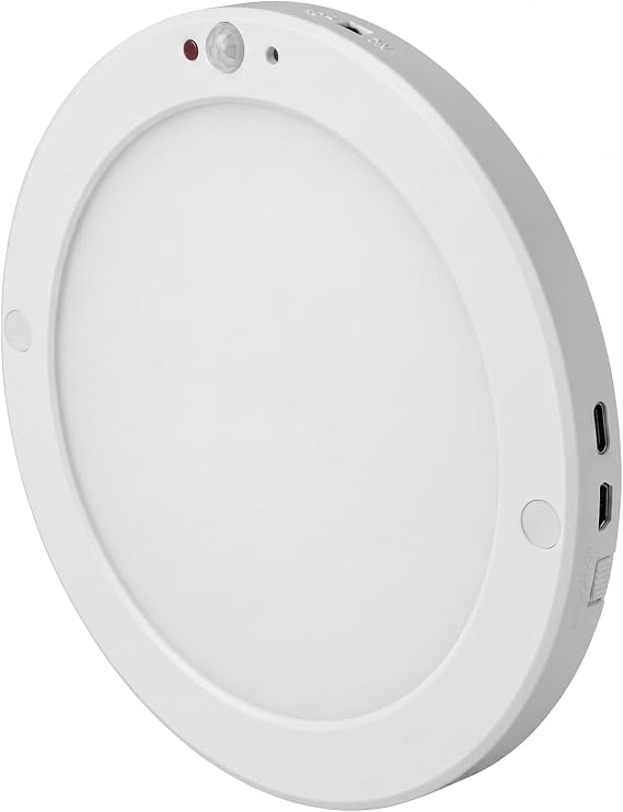 Cata CT-9247B 20W Sıva Üstü Sensörlü LED Armatür - Hareket Sensörlü Tavan Lambası, Enerji Tasarruflu Koridor ve Merdiven Aydınlatması - 6400K BEYAZ [Enerji Sınıfı F]