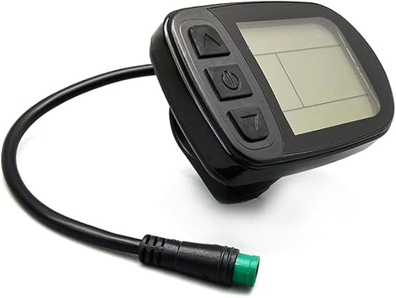 KT-LCD5 LCD Display for KT Controller, 24V/36V/48V E-Bike Cycle Computer with Waterproof 5-Core Connector, Accurate Speed Meter for Electric Bicycle for Modification Accessories