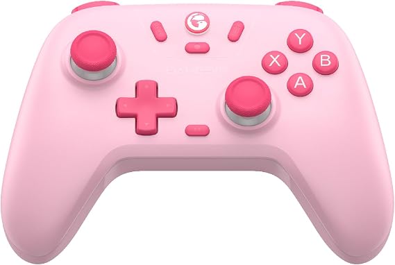 GameSir Nova Lite Wireless Controller – 2.4G & Bluetooth Gamepad for Windows PC, iPhone, Android, Switch & Steam Deck – Hall Effect Triggers, Turbo Function, Rumble Vibration (Pink)