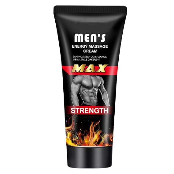 Massage Cream Extra Strength Massage Gel for Increase Size Thickness, Strength and Performance for Male 60ml(Black)