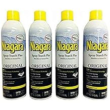 Niagara Spray Starch Plus 20oz - Original with DURAfresh Technology (4-Pack)