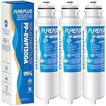 PUREPLUS HX2017FR-A Repleacement for NS-WF26FD9-1, Compatible with Hisense HRF266N6CSE1, HRF266N6CSE, HRF209N6CSE, HRF254N6TSE, Insignia NS-RFD26SS9, NS-RFD21CISS0 Refrigerator Water Filter, 3PACK