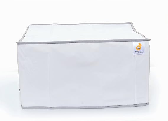 White Nylon Cover Compatible with WeCreat Vision 40W and WeCreat Vision 20W Laser Engraver and Cutters, Anti Static and Waterproof Dust Cover by Perfect Dust Cover LLC