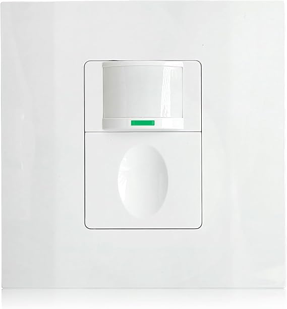 Sensky 3 in 1 PIR Motion Sensor Light Switch with Occupancy Sensor/Vacancy Sensor/On-Off,2-Wire Technology, 5A, AC110~265V,PC Fireproof(No Neutral Wire Required)