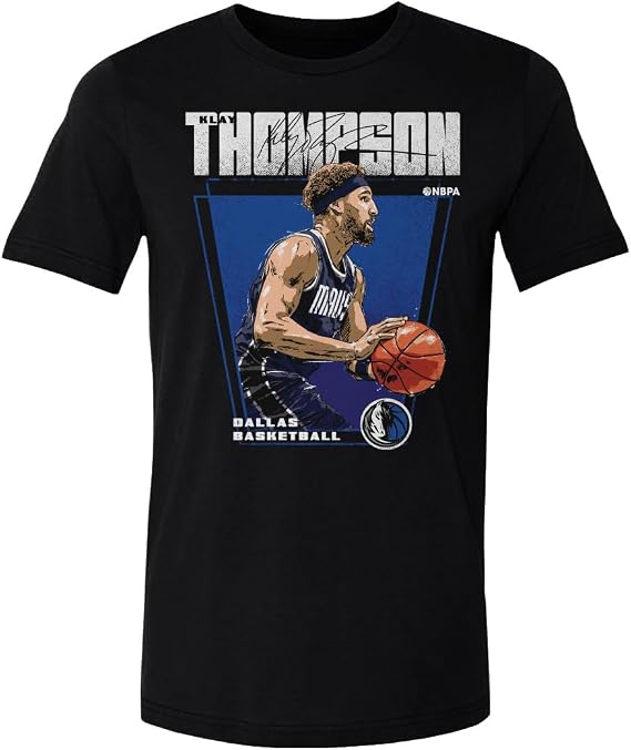 500 LEVEL NBA Klay Thompson Dallas Mavericks Premiere Men's Cotton T-Shirt