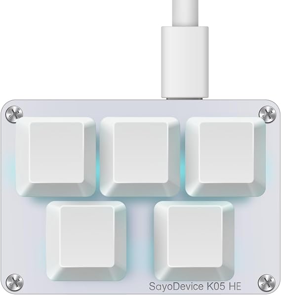 K05 HE Rapid Trigger Mini Keyboard With Hall Switches for OSU Geometry Dash